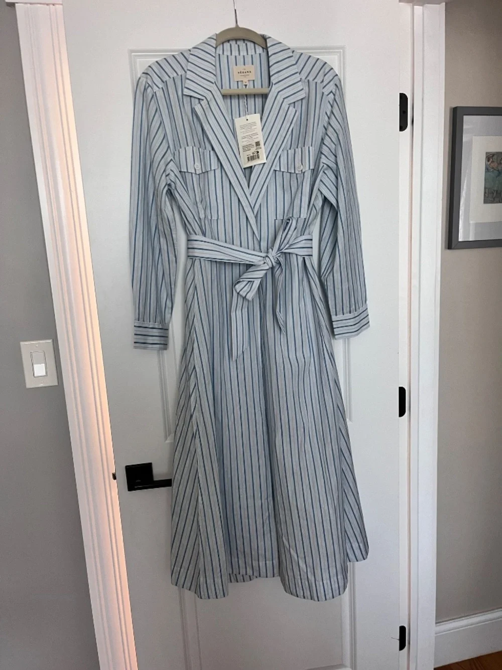 Sezane wrap dress